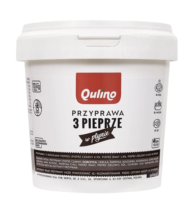 Przyprawa 3 Pieprze w Płynie - Opakowanie 1kg